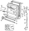 Diagram for 01 - Fresh Food Door