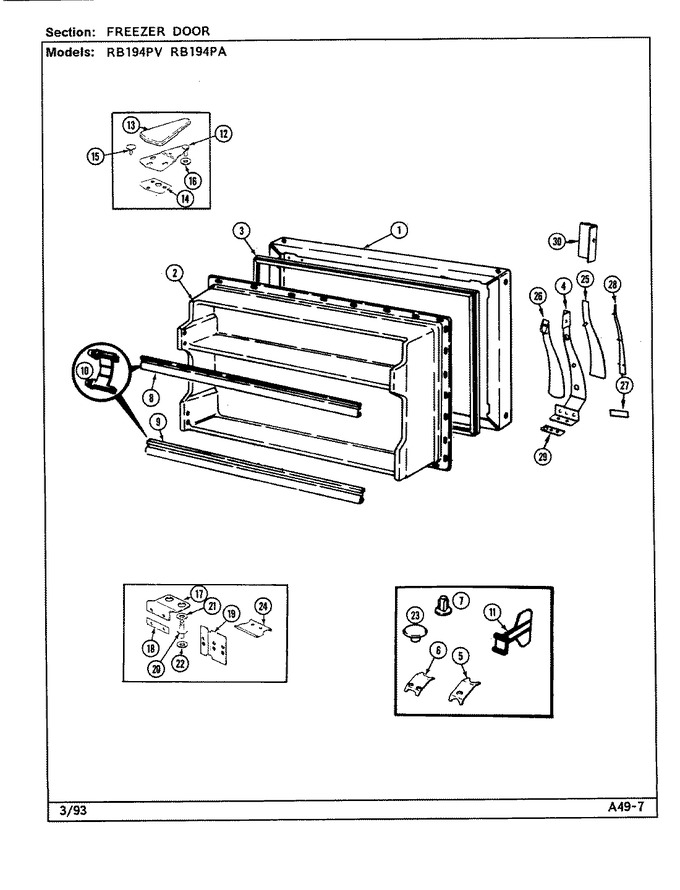 Diagram for RB194PA (BOM: DE76A)