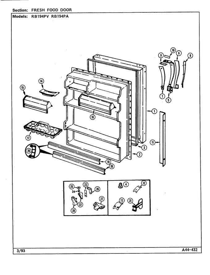 Diagram for RB194PA (BOM: DE76A)