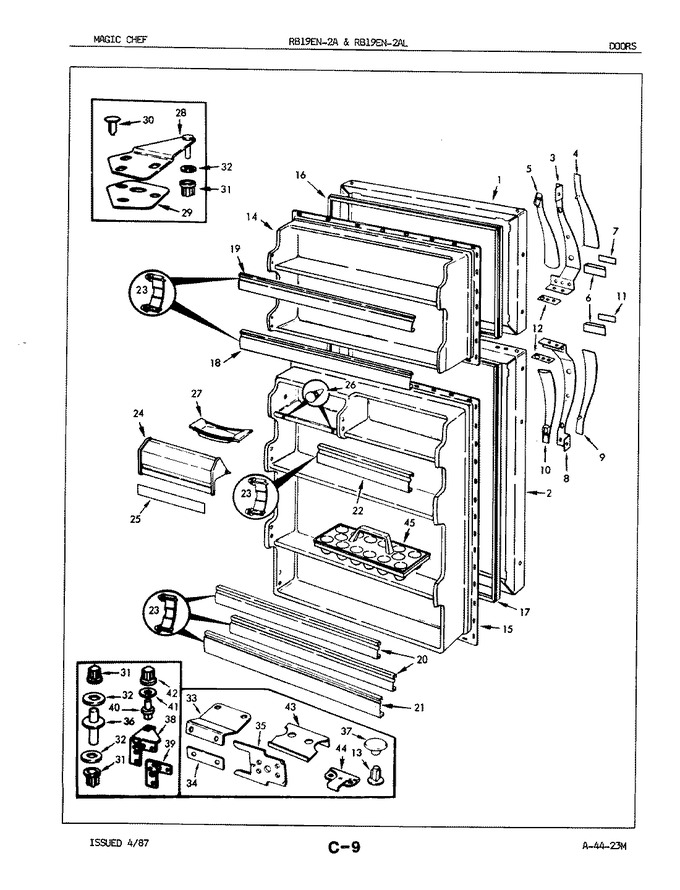 Diagram for RB19EA-2AL (BOM: 7C07B)