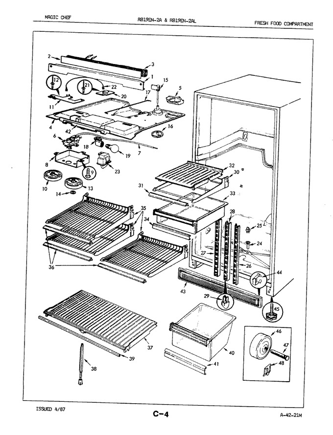 Diagram for RB19EA-2AL (BOM: 5E60A)