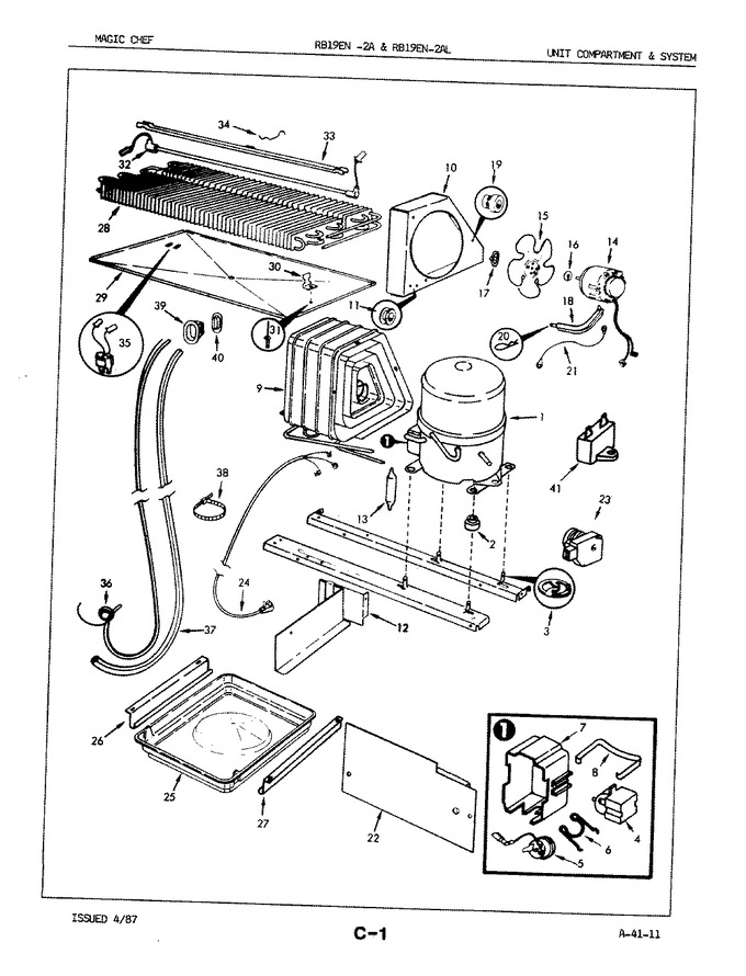 Diagram for RB19EA-2AL (BOM: 7C07B)