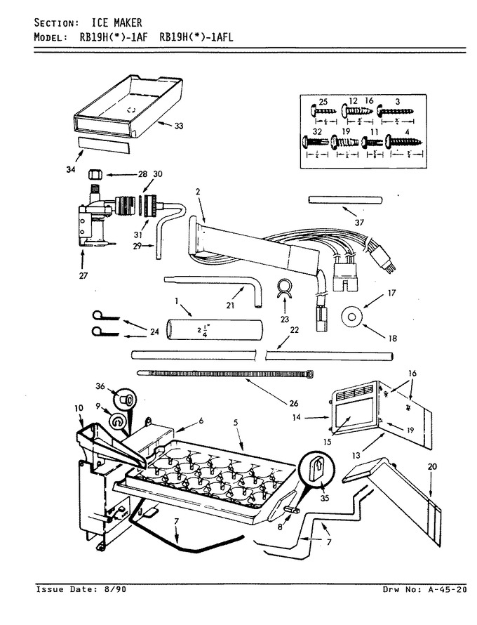 Diagram for RB19HA-1AL (BOM: 9B56A)