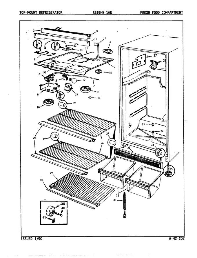 Diagram for RB19HN-1AR (BOM: 9B64A)