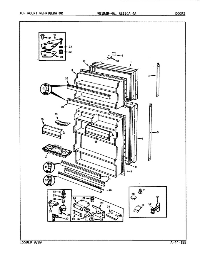 Diagram for RB19JA-4A (BOM: 9A22A)