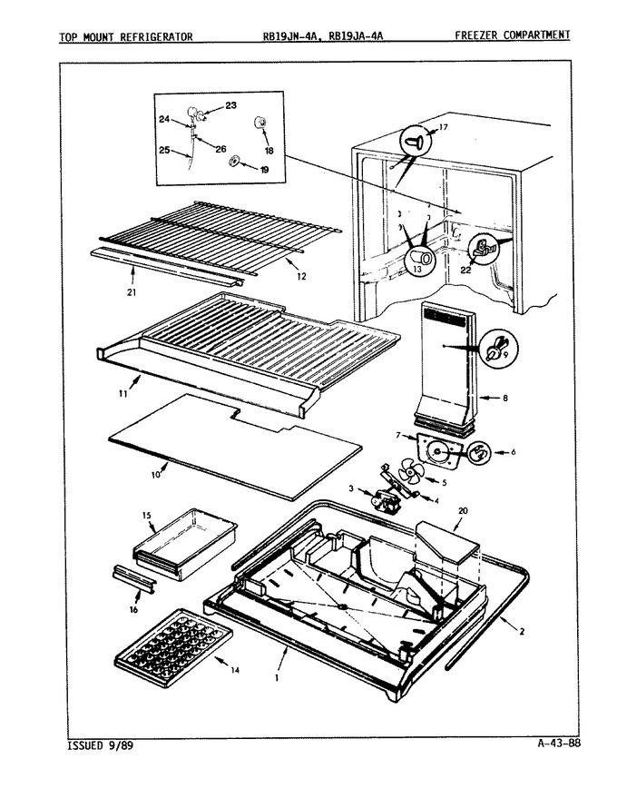 Diagram for RB19JA-4A (BOM: 9A22C)