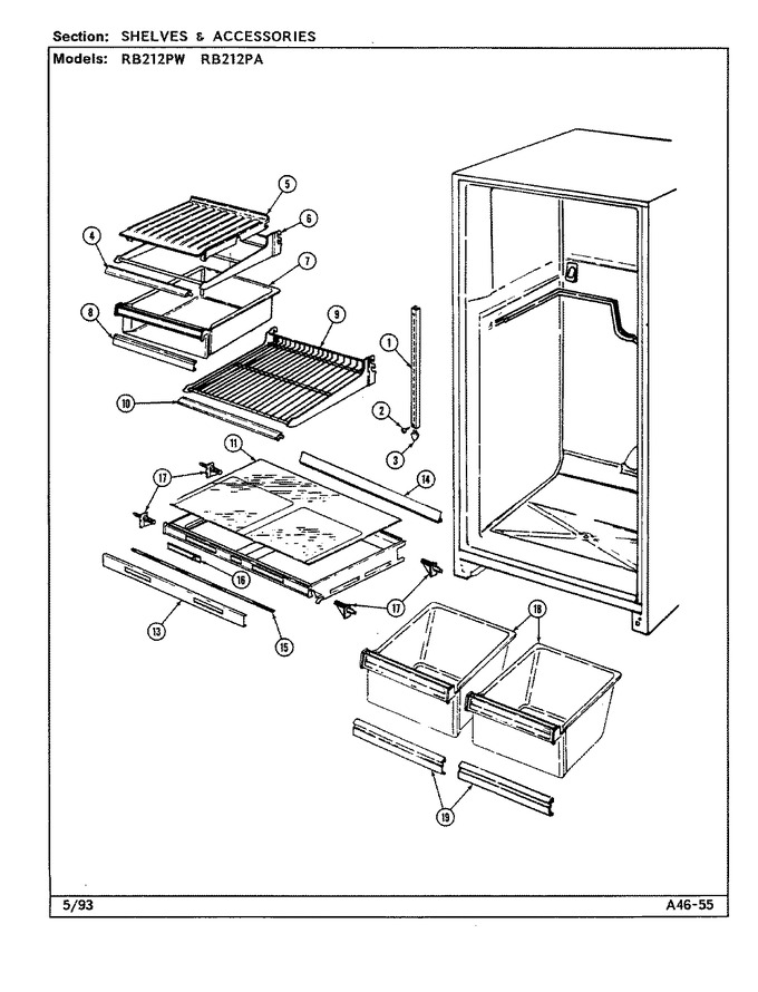 Diagram for RB212PA (BOM: DD76B)