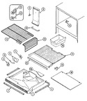 Diagram for 01 - Freezer Compartment