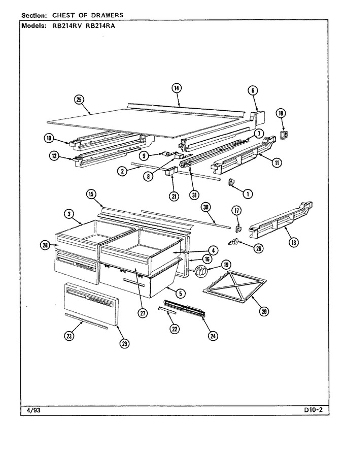 Diagram for RB214RA (BOM: DG74A)