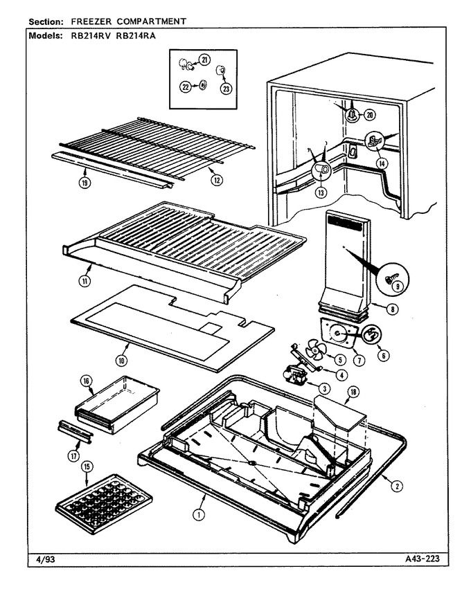Diagram for RB214RA (BOM: DG74A)