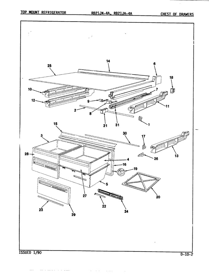 Diagram for RB21JA-4A (BOM: 9A24B)