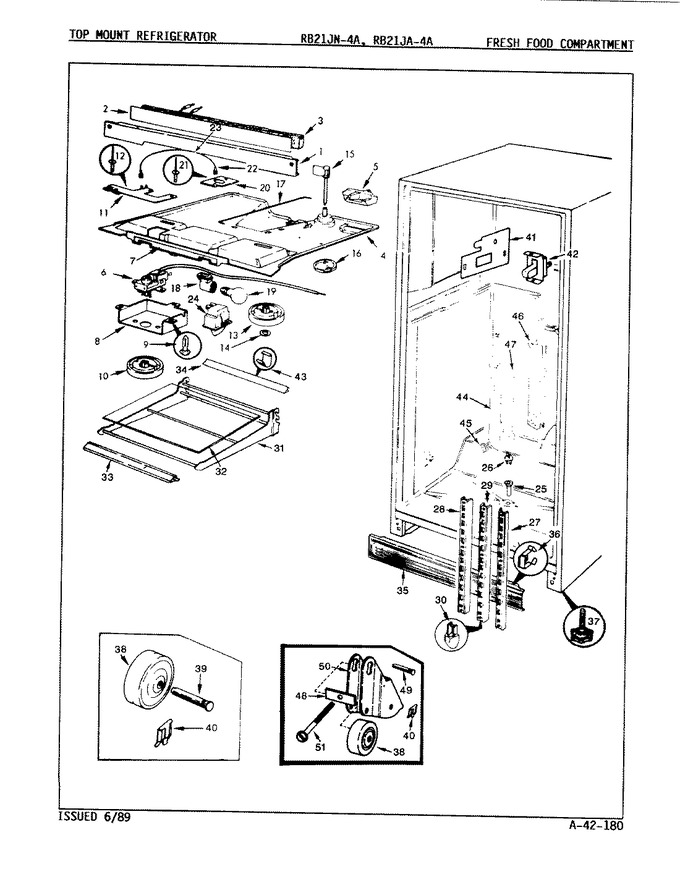Diagram for RB21JA-4A (BOM: 9A24B)