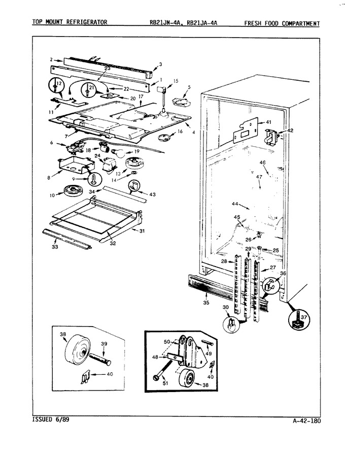 Diagram for RB21JA-4A (BOM: 9A23C)