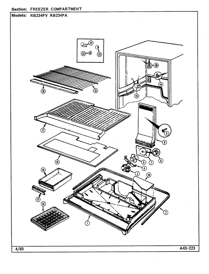 Diagram for RB234PA (BOM: DD87A)