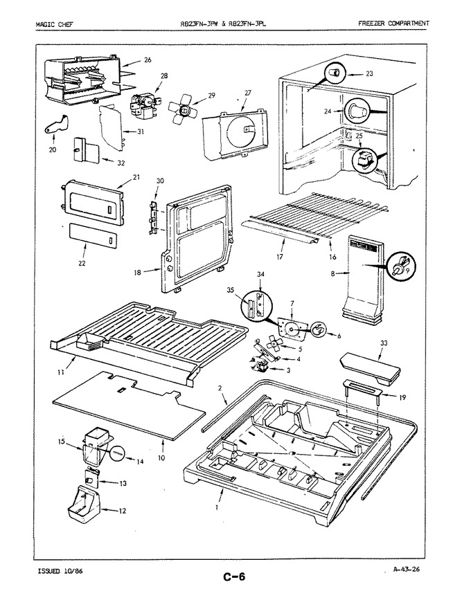 Diagram for RB23FN-3PL (BOM: 5E80B)