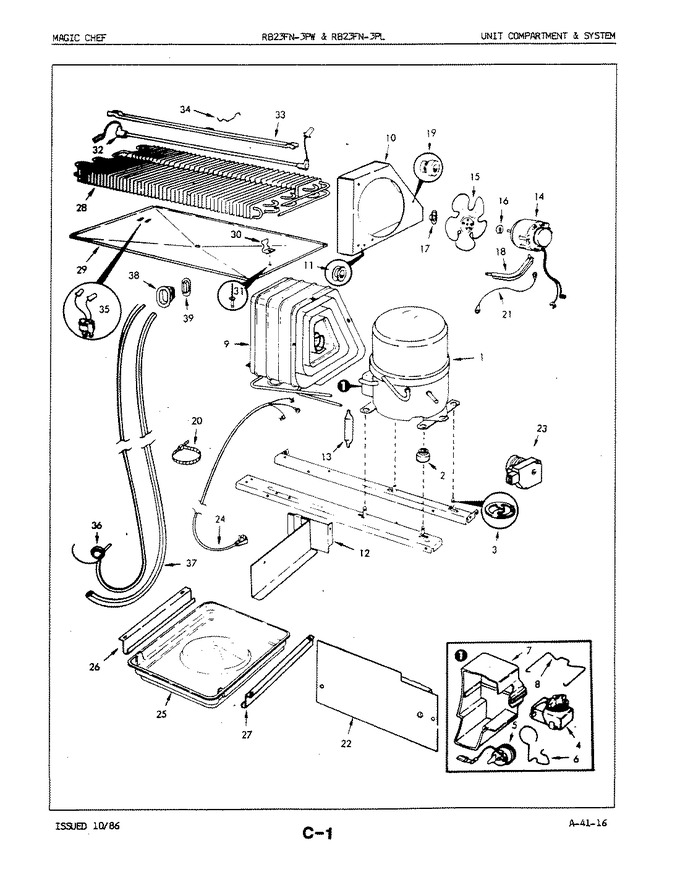 Diagram for RB23FN-3PL (BOM: 5E80B)