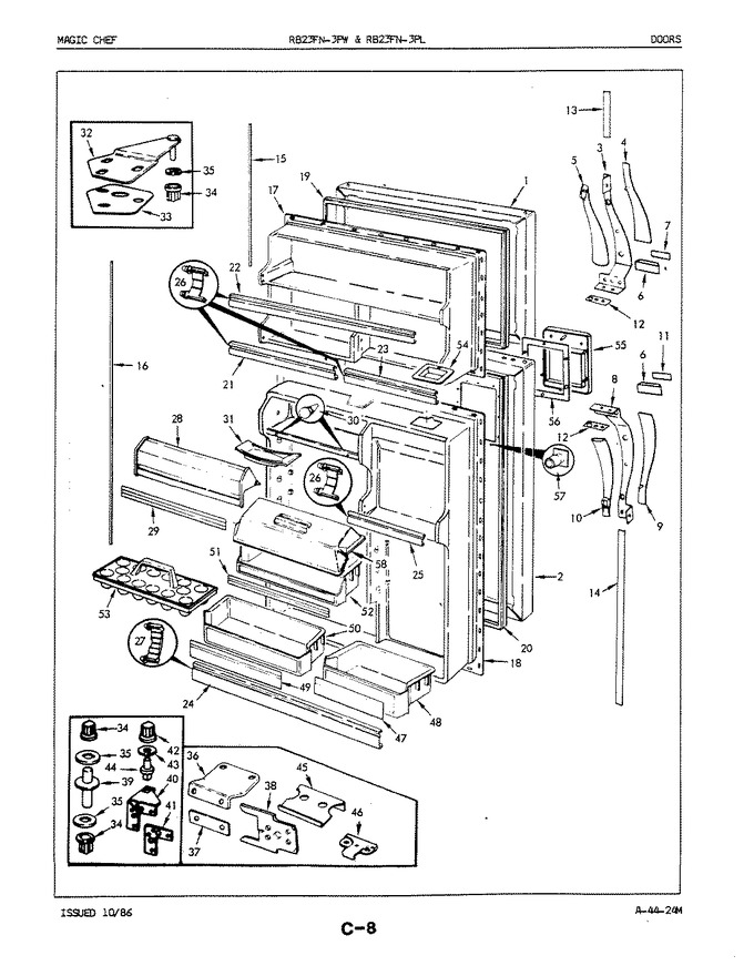 Diagram for RB23FA-3PW (BOM: 5E80A)