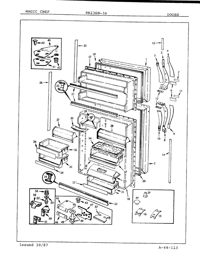 Diagram for RB23GA-3A (BOM: 7C40A)