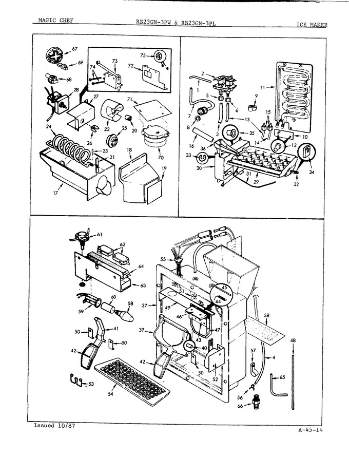 Diagram for RB23GA-3PL (BOM: 7B23B)