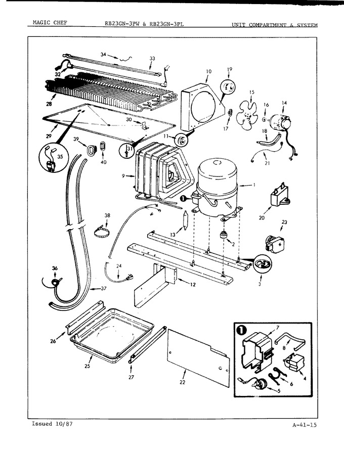 Diagram for RB23GA-3PW (BOM: 7B23A)