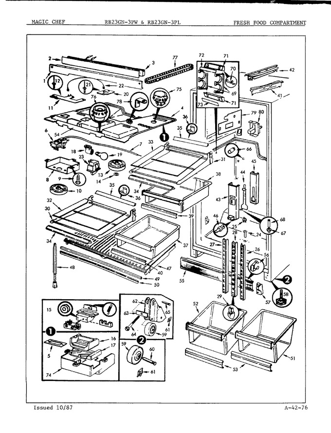 Diagram for RB23GY-3PW (BOM: 7B23A)