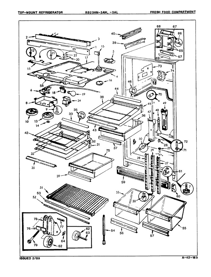 Diagram for RB23HA-3AL (BOM: 8B23B)
