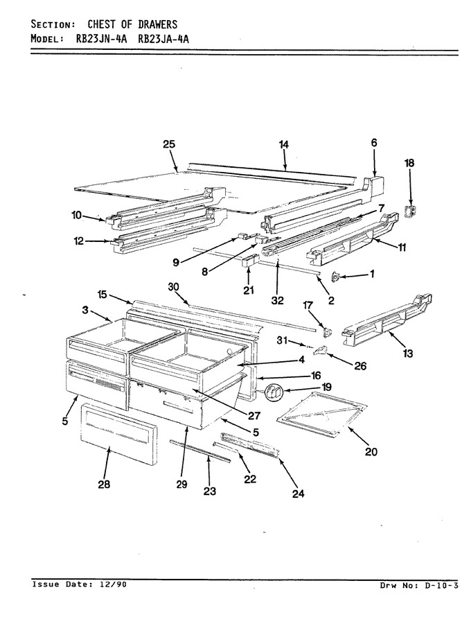 Diagram for RB23JA-4A (BOM: 9A26A)