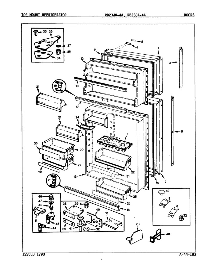 Diagram for RB23JA-4A (BOM: 9A26A)