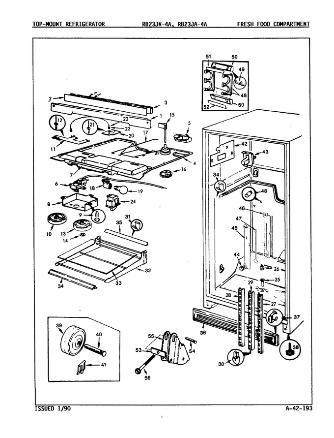 Diagram for RB23JA-4A (BOM: 9A26D)