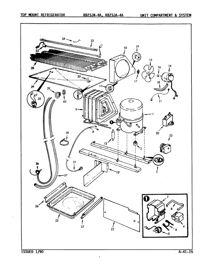 Diagram for RB23JN-4A (BOM: 9A25A)