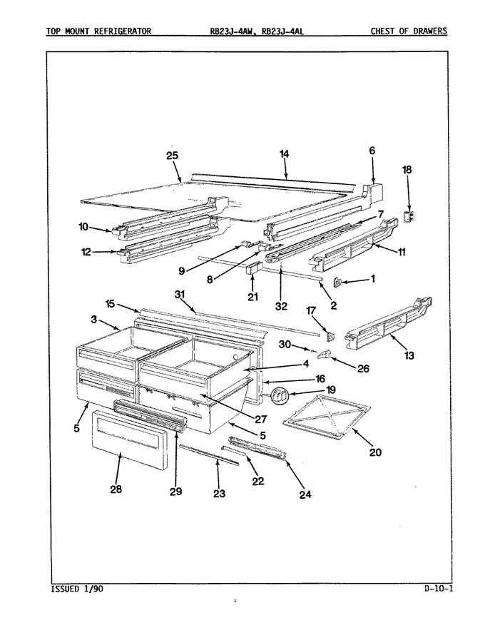 Diagram for RB23JN-4AL (BOM: 9A88A)