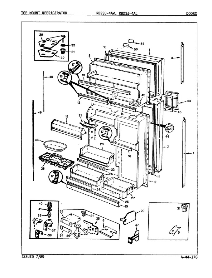 Diagram for RB23JA-4AW (BOM: 9A36A)
