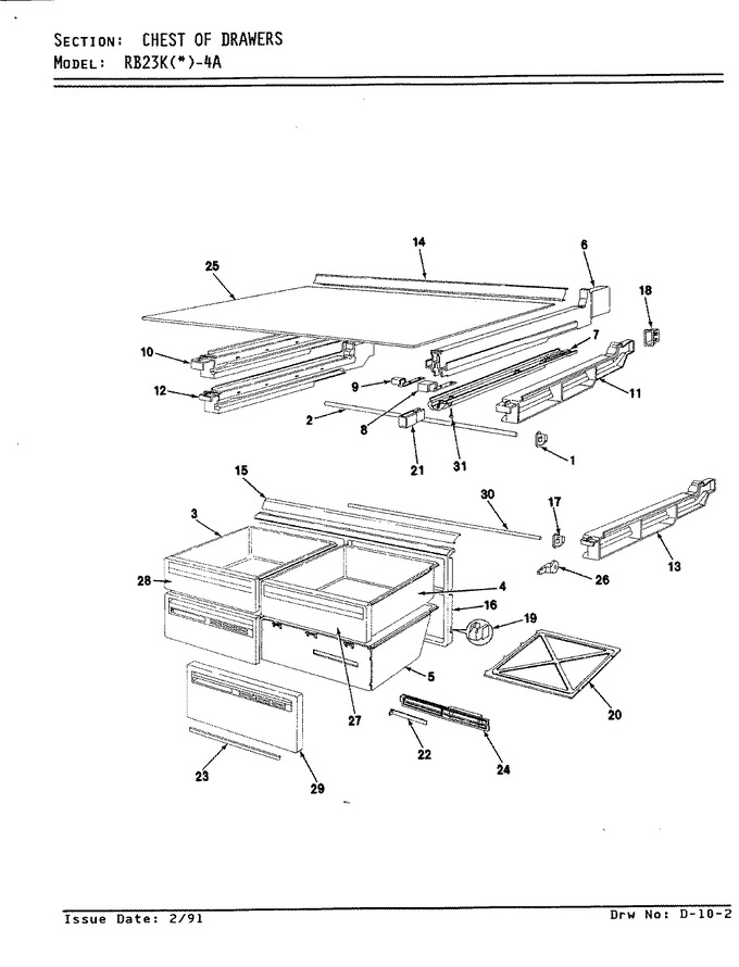 Diagram for RB23KN-4A (BOM: AG94B)