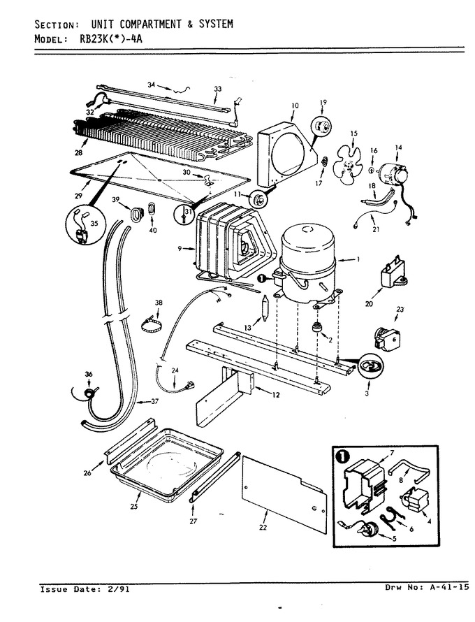 Diagram for RB23KA-4A (BOM: AG94A)