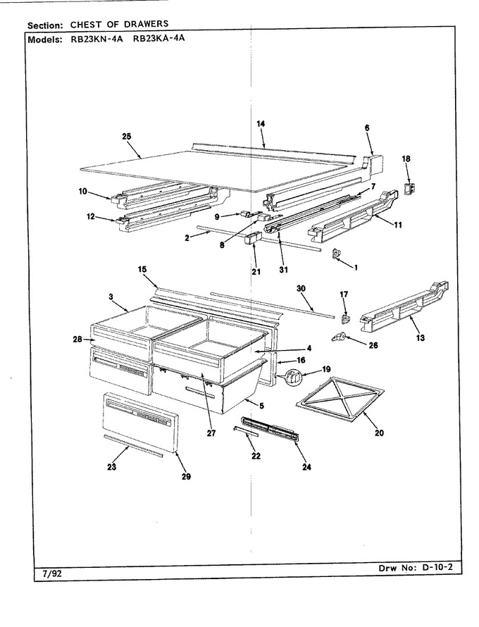Diagram for RB23KN-4A (BOM: BG94C)