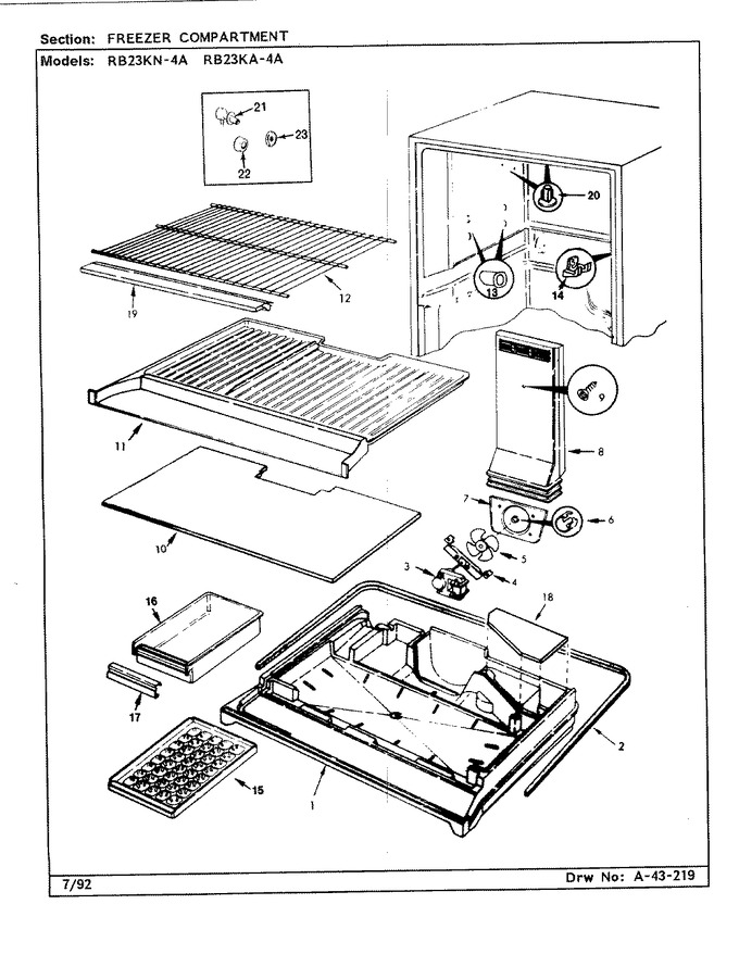Diagram for RB23KN-4A (BOM: BG94C)
