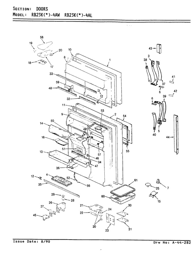 Diagram for RB23KA-4AL (BOM: AG96B)