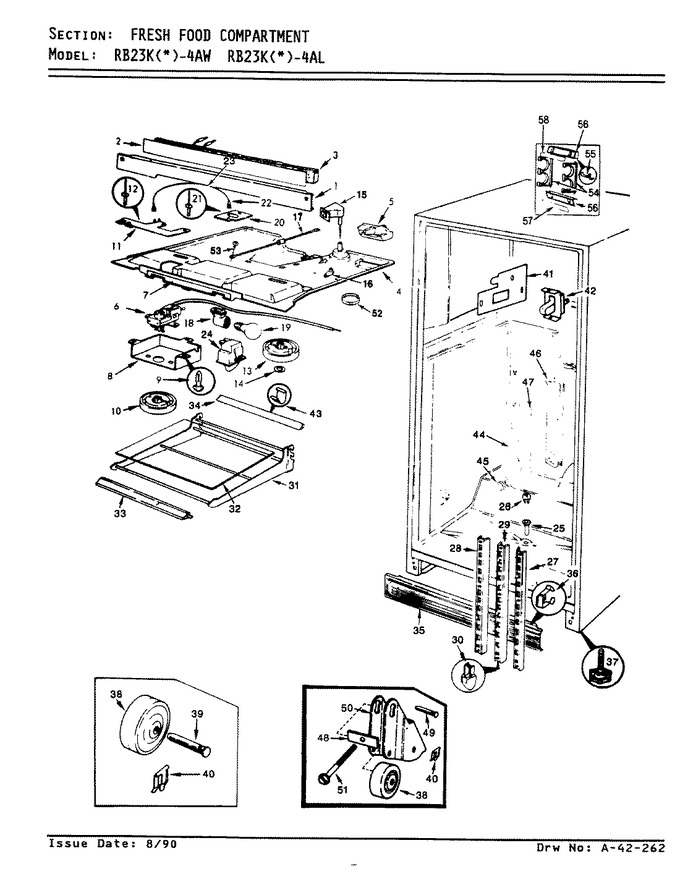 Diagram for RB23KA-4AW (BOM: AG97B)