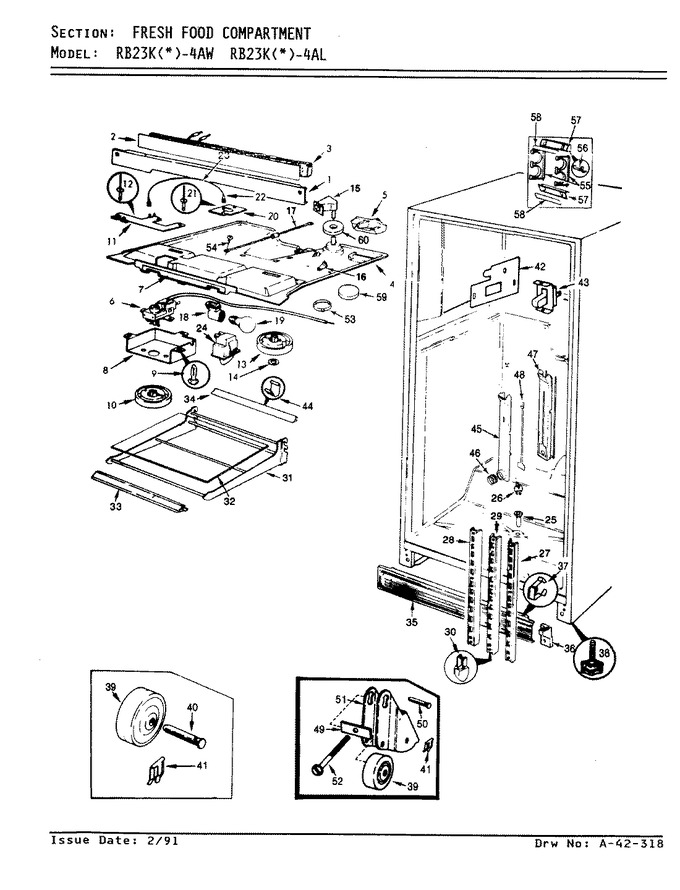 Diagram for RB23KA-4AL (BOM: AG96C)