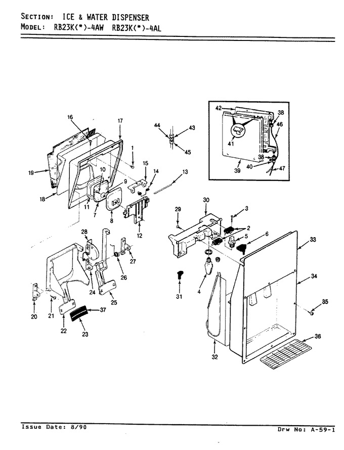 Diagram for RB23KN-4AL (BOM: AG96C)