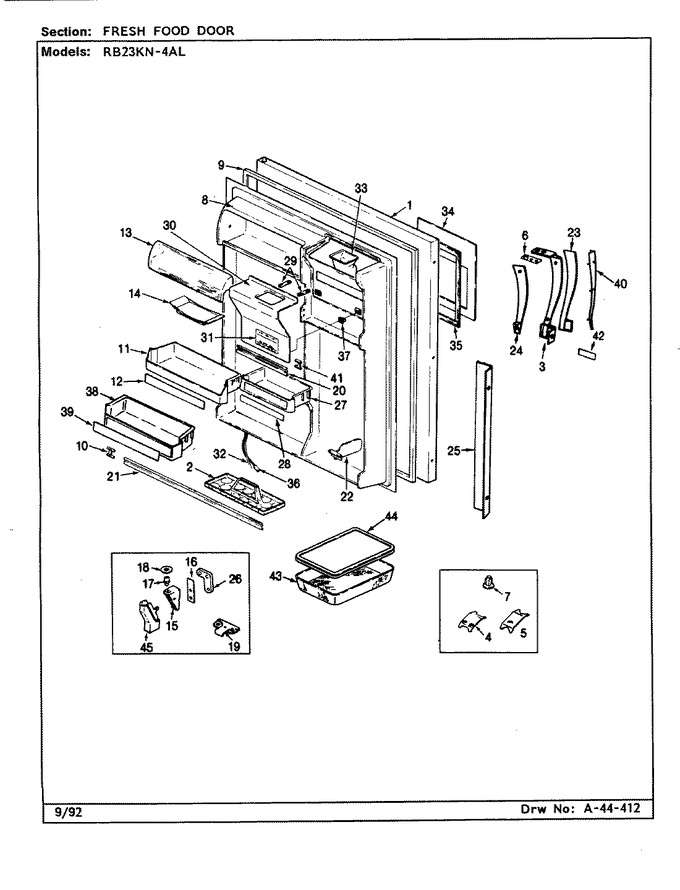 Diagram for RB23KA-4AL (BOM: CG99A)
