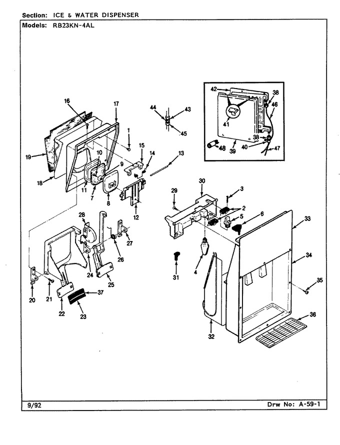 Diagram for RB23KA-4AL (BOM: CG99A)