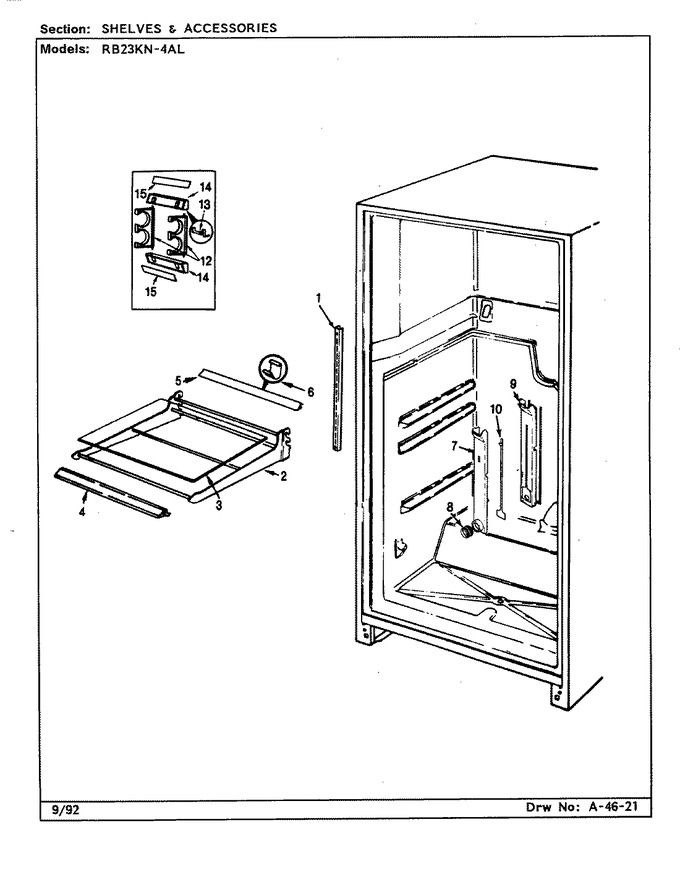 Diagram for RB23KN-4AL (BOM: CG96A)