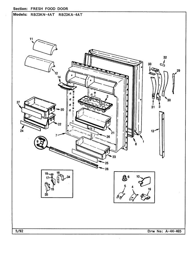 Diagram for RB23KA-4AT (BOM: CL95A)