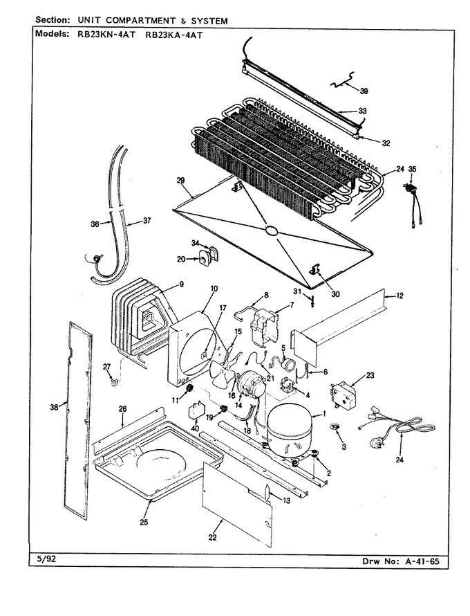 Diagram for RB23KN-4AT (BOM: CL94A)