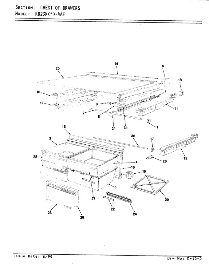 Diagram for RB23KN-4AF (BOM: AG92A)