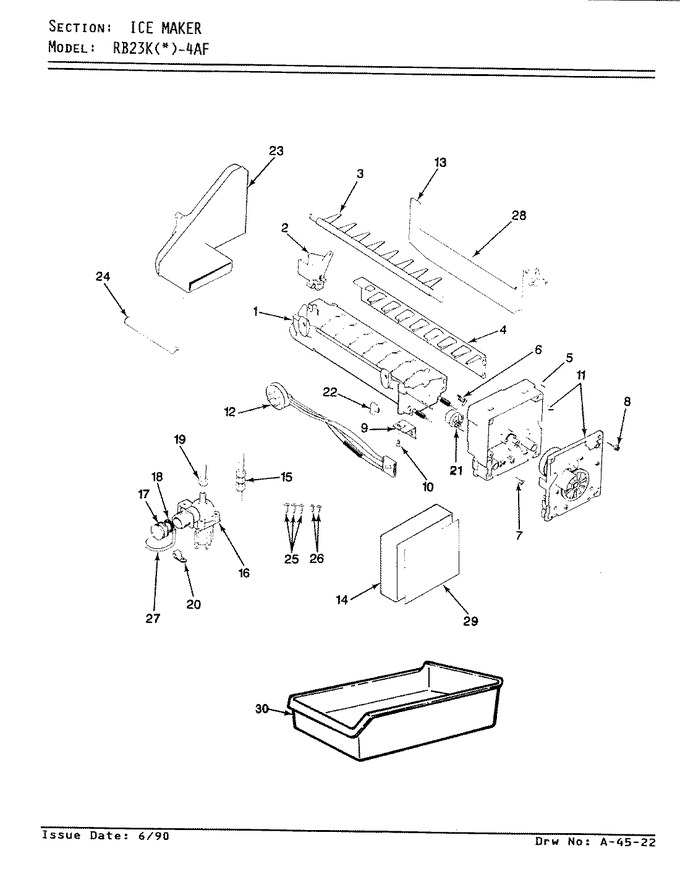 Diagram for RB23KN-4AF (BOM: AG92A)
