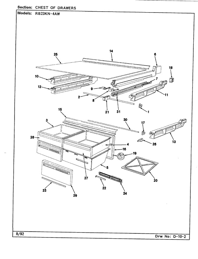 Diagram for RB23KN-4AW (BOM: CG97A)