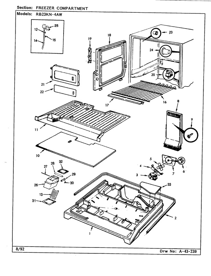 Diagram for RB23KN-4AW (BOM: CG97A)