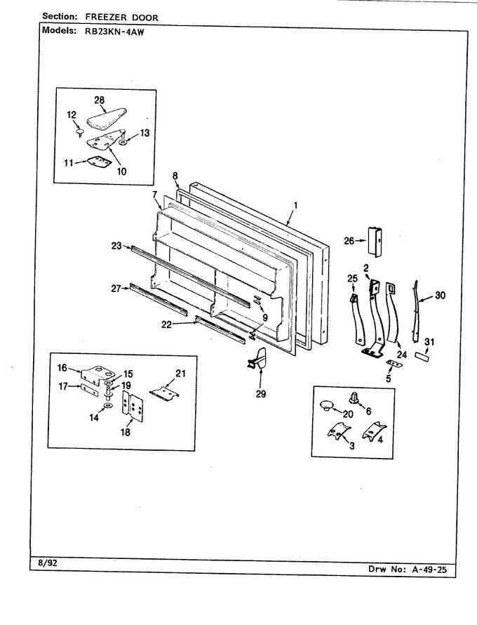 Diagram for RB23KN-4AW (BOM: CG97A)